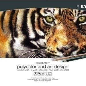 SET LYRA REMBRANDT POLYCOLOR & ART DESING ESTUCHE MADERA DE 30pz