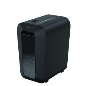 DESTRUCTORA FELLOWES LX65 NEGRA (10h PARTIC.) Nv.seg.4- particula 4x40mm; ancho 233mm; dep.22L